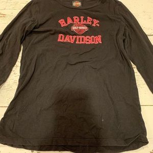 Black Harley Davidson long sleeve shirt size XL